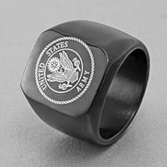 New stainless steel United States Army ring - Picture 2 of 3